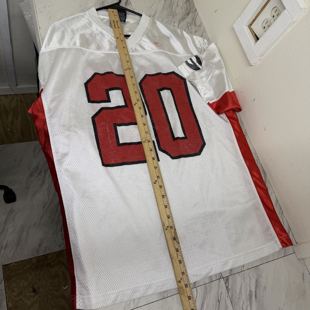 Georgia Bulldogs Jersey Mens XL White Starter Black Label College Football #20 - Picture 7 of 7